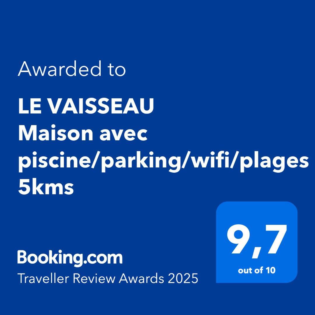 LE VAISSEAU Maison avec piscine/parking/wifi/plages 5kms Les Mathes Extérieur photo